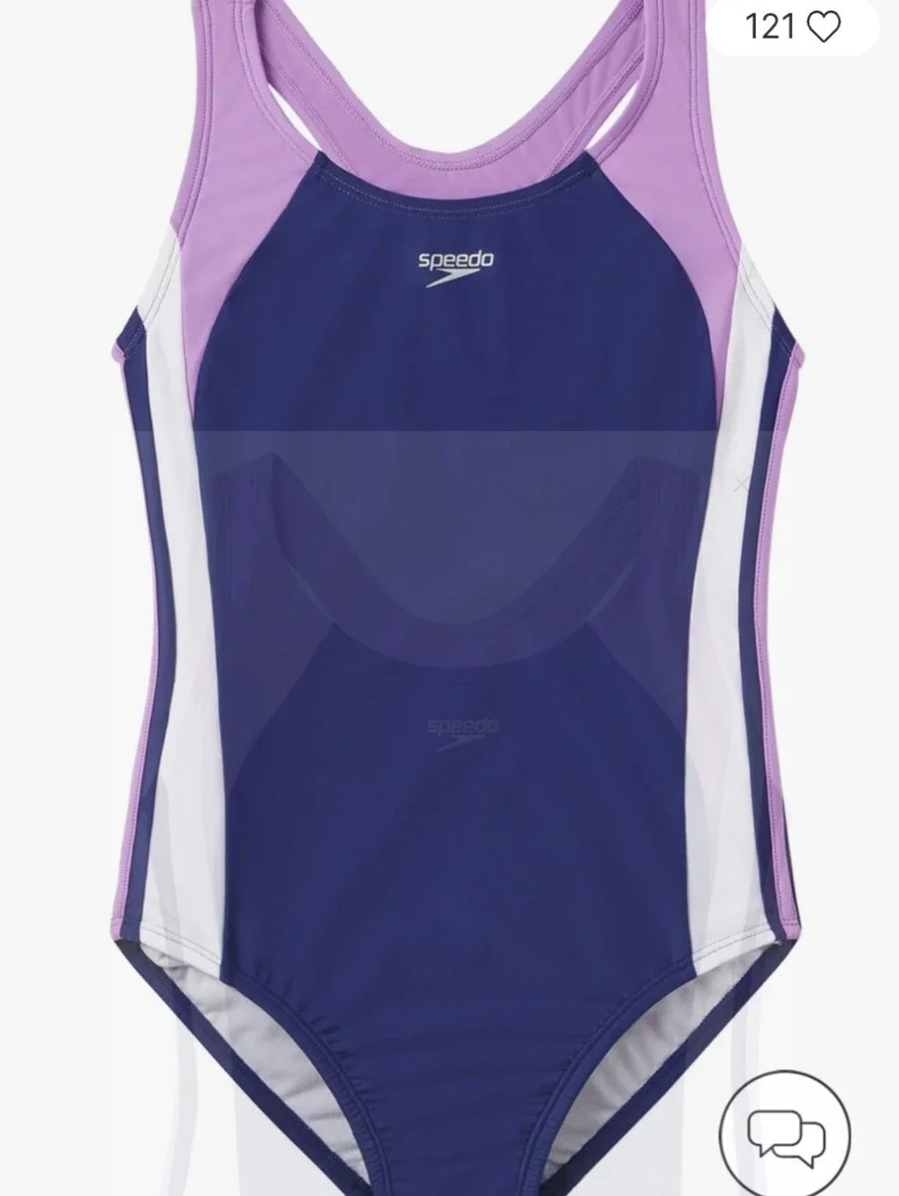 Speedo Girls Infinity Splice One Piece Swimsuit| Big Girls Size 14| New W Tags